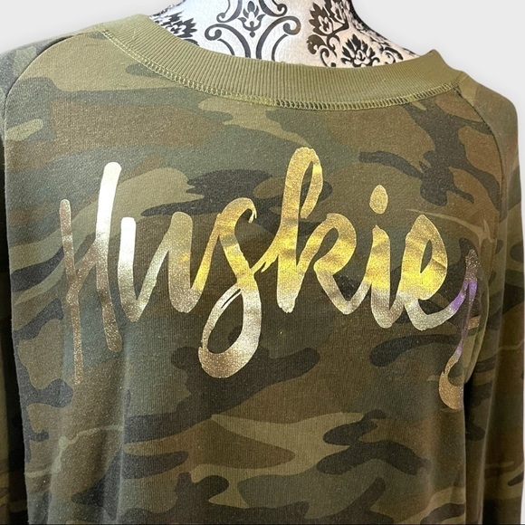 HUSKIES camouflage lightweight sweatshirt - Picture 2 of 8